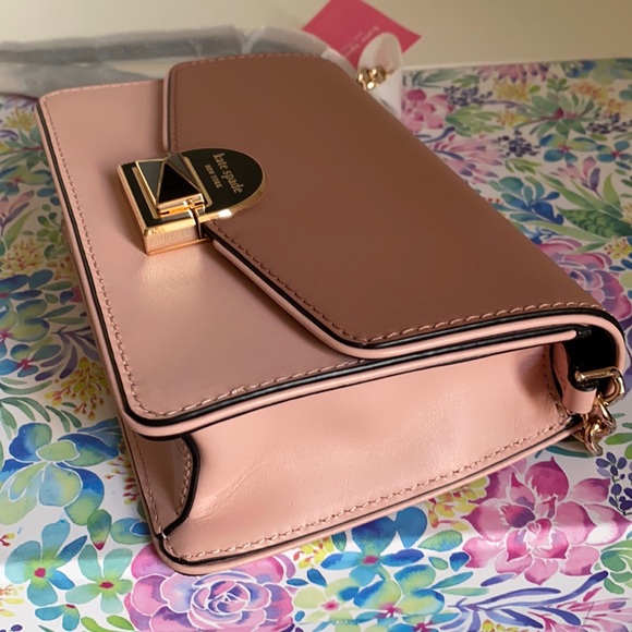 SOLD NWT Kate Spade Leather Two Tone Crossbody Bag - Picture 12 of 13